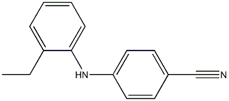 4-[(2-ethylphenyl)amino]benzonitrile Struktur