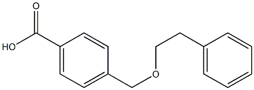 4-[(2-phenylethoxy)methyl]benzoic acid Struktur