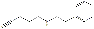 4-[(2-phenylethyl)amino]butanenitrile Struktur