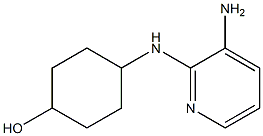 4-[(3-aminopyridin-2-yl)amino]cyclohexan-1-ol Struktur