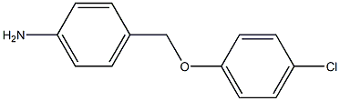 4-[(4-chlorophenoxy)methyl]aniline Struktur