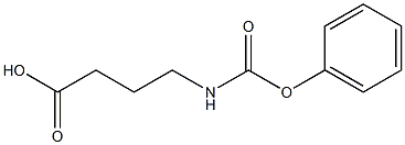 4-[(phenoxycarbonyl)amino]butanoic acid Struktur