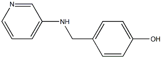 4-[(pyridin-3-ylamino)methyl]phenol Struktur