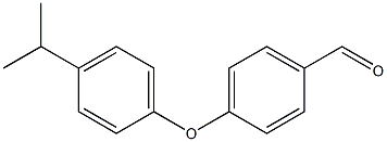 4-[4-(propan-2-yl)phenoxy]benzaldehyde Struktur