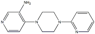 4-[4-(pyridin-2-yl)piperazin-1-yl]pyridin-3-amine Struktur