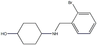 4-{[(2-bromophenyl)methyl]amino}cyclohexan-1-ol Struktur