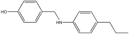 4-{[(4-propylphenyl)amino]methyl}phenol Struktur