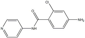 4-amino-2-chloro-N-pyridin-4-ylbenzamide Struktur