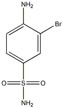 4-amino-3-bromobenzene-1-sulfonamide Struktur