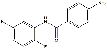 4-amino-N-(2,5-difluorophenyl)benzamide Struktur