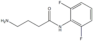 4-amino-N-(2,6-difluorophenyl)butanamide Struktur