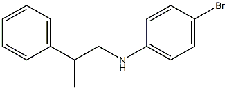 4-bromo-N-(2-phenylpropyl)aniline Struktur