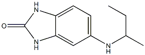 5-(butan-2-ylamino)-2,3-dihydro-1H-1,3-benzodiazol-2-one Struktur