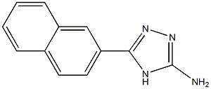 5-(naphthalen-2-yl)-4H-1,2,4-triazol-3-amine Struktur