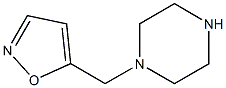 5-(piperazin-1-ylmethyl)-1,2-oxazole Struktur