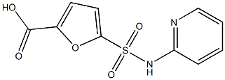 5-(pyridin-2-ylsulfamoyl)furan-2-carboxylic acid Struktur