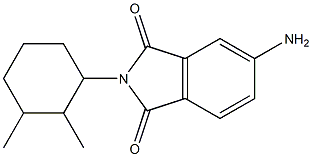 5-amino-2-(2,3-dimethylcyclohexyl)-2,3-dihydro-1H-isoindole-1,3-dione Struktur