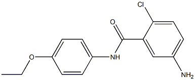 5-amino-2-chloro-N-(4-ethoxyphenyl)benzamide Struktur