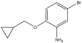 5-bromo-2-(cyclopropylmethoxy)aniline Struktur