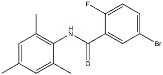 5-bromo-2-fluoro-N-mesitylbenzamide Struktur