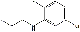 5-chloro-2-methyl-N-propylaniline Struktur