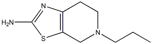 5-propyl-4,5,6,7-tetrahydro[1,3]thiazolo[5,4-c]pyridin-2-amine Struktur