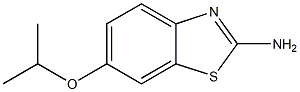 6-(propan-2-yloxy)-1,3-benzothiazol-2-amine Struktur