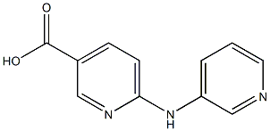 6-(pyridin-3-ylamino)pyridine-3-carboxylic acid Struktur