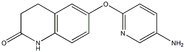 6-[(5-aminopyridin-2-yl)oxy]-3,4-dihydroquinolin-2(1H)-one Struktur