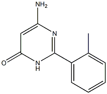 6-amino-2-(2-methylphenyl)-3,4-dihydropyrimidin-4-one Struktur