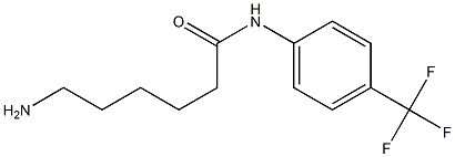 6-amino-N-[4-(trifluoromethyl)phenyl]hexanamide Struktur