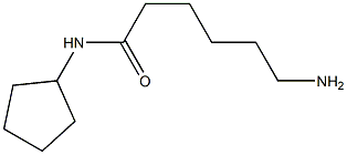 6-amino-N-cyclopentylhexanamide Struktur