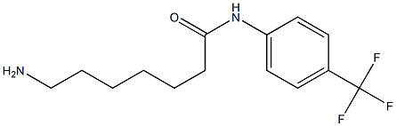 7-amino-N-[4-(trifluoromethyl)phenyl]heptanamide Struktur