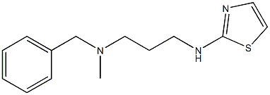 benzyl(methyl)[3-(1,3-thiazol-2-ylamino)propyl]amine Struktur