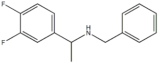 benzyl[1-(3,4-difluorophenyl)ethyl]amine Struktur