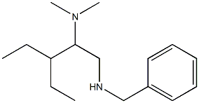 benzyl[2-(dimethylamino)-3-ethylpentyl]amine Struktur