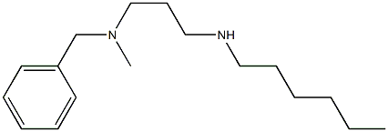 benzyl[3-(hexylamino)propyl]methylamine Struktur