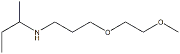 butan-2-yl[3-(2-methoxyethoxy)propyl]amine Struktur