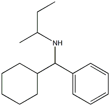 butan-2-yl[cyclohexyl(phenyl)methyl]amine Struktur