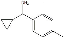 cyclopropyl(2,4-dimethylphenyl)methanamine Struktur