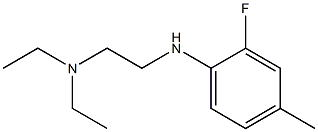 diethyl({2-[(2-fluoro-4-methylphenyl)amino]ethyl})amine Struktur