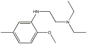 diethyl({2-[(2-methoxy-5-methylphenyl)amino]ethyl})amine Struktur