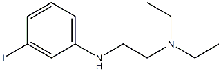 diethyl({2-[(3-iodophenyl)amino]ethyl})amine Struktur