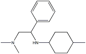 dimethyl({2-[(4-methylcyclohexyl)amino]-2-phenylethyl})amine Struktur