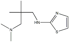 dimethyl({2-methyl-2-[(1,3-thiazol-2-ylamino)methyl]propyl})amine Struktur