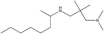 dimethyl({2-methyl-2-[(octan-2-ylamino)methyl]propyl})amine Struktur