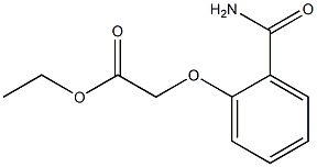 ethyl 2-(2-carbamoylphenoxy)acetate Struktur