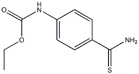 ethyl 4-(aminocarbonothioyl)phenylcarbamate Struktur