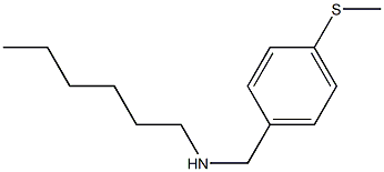 hexyl({[4-(methylsulfanyl)phenyl]methyl})amine Struktur