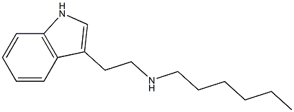 hexyl[2-(1H-indol-3-yl)ethyl]amine Struktur